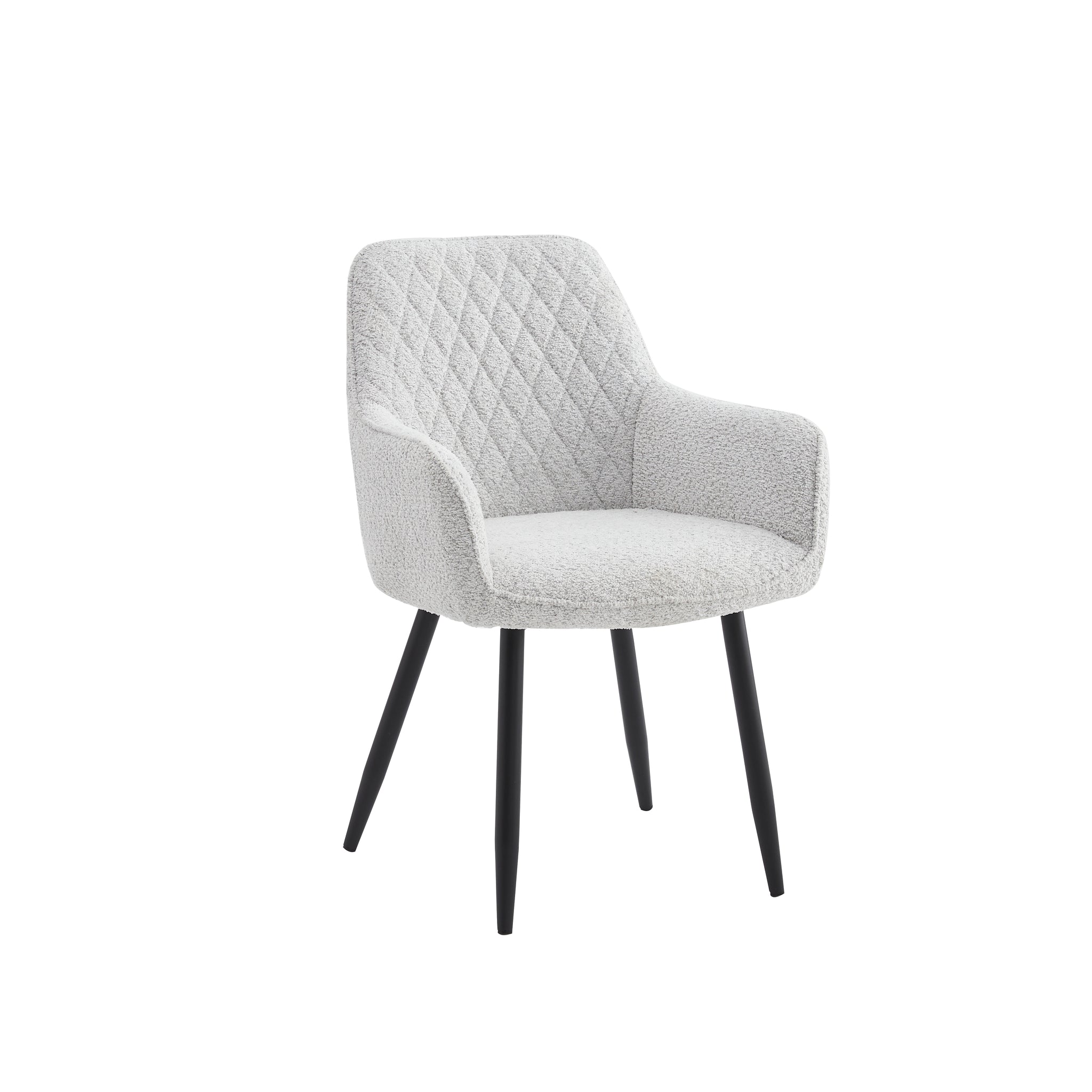 Neo Cindy Light Grey Fabric Dining Chair