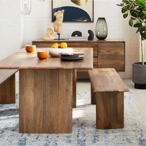 Solid Wood Dining Table, 175cmx90cm, Mango Wood