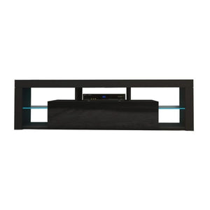 Modern TV Cabinet Console table entertainment unit 200cm Black