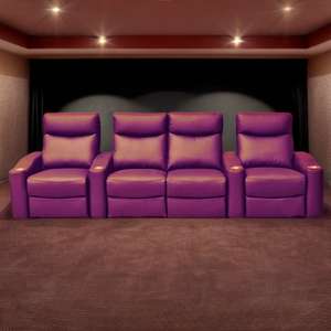 ONLINE BOXING DAY SPECIAL SALE ON NOW Chicago 4 Seat Home Theatre Lounge with all Electric Recliners & 4 Cup Holders