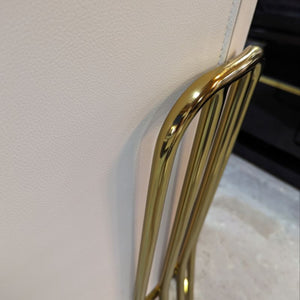 PRE ORDER Adonis Luxury Dining Chair White & Gold