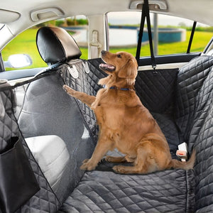 Waterproof Pet Car Seat Cover Hammock With Seat Belt Buckle